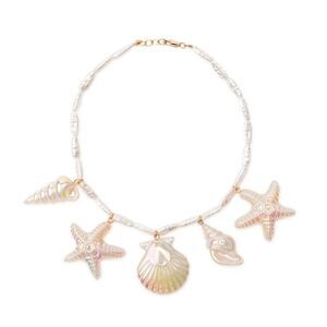 BARBIE™ THE MOVIE © WARNER BROS. SEASHELL NECKLACE ZARA COLLABORATION